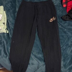 Nike Black Logo Sweatpants